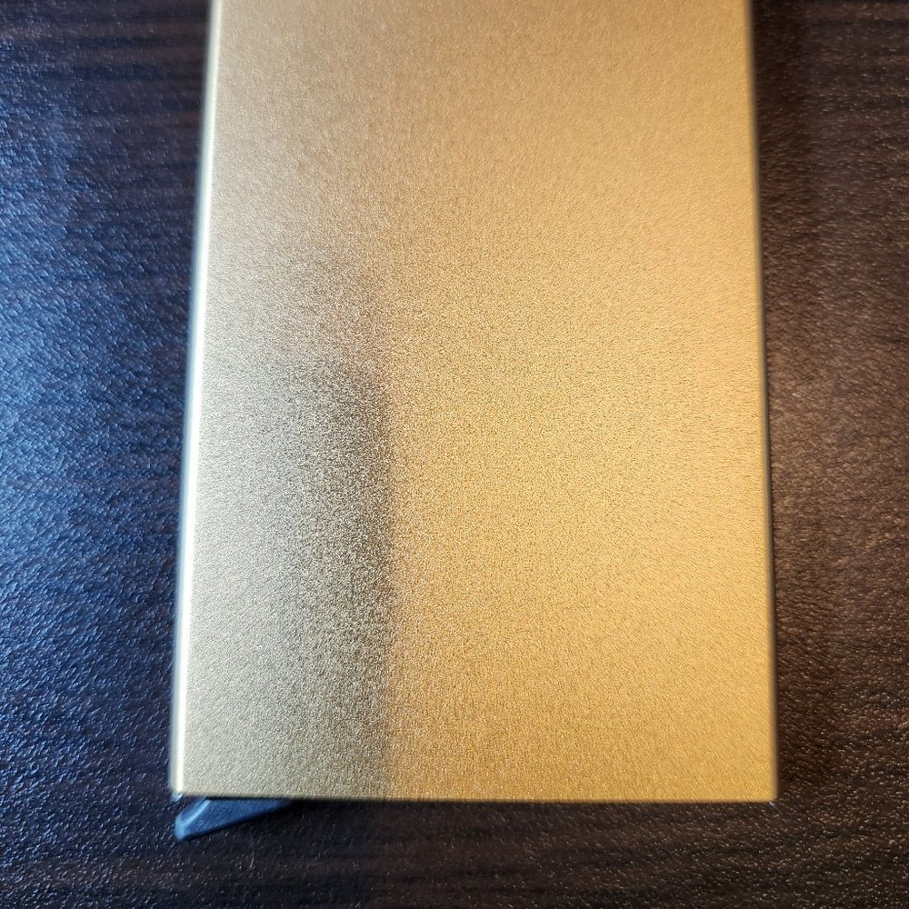Business Aluminum Wallet Automatic Slide Card Case